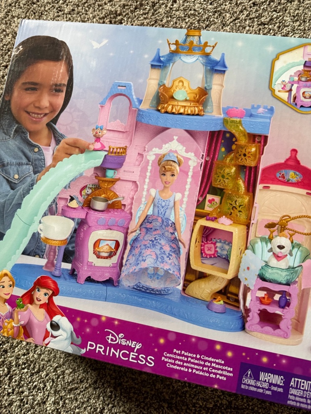 NEW DISNEY Princess PET PALACE Castle Playset CINDERELLA DOLL - Picture 3 of 6